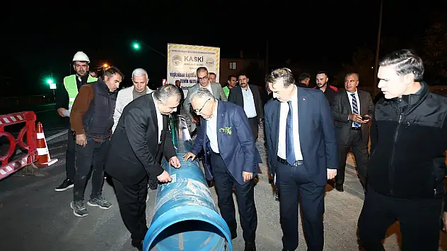 Yeşilhisar'a 31 kilometrelik su yatırımı