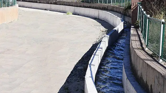 Yeşilhisar'da beton kanal çalışması tamamlandı