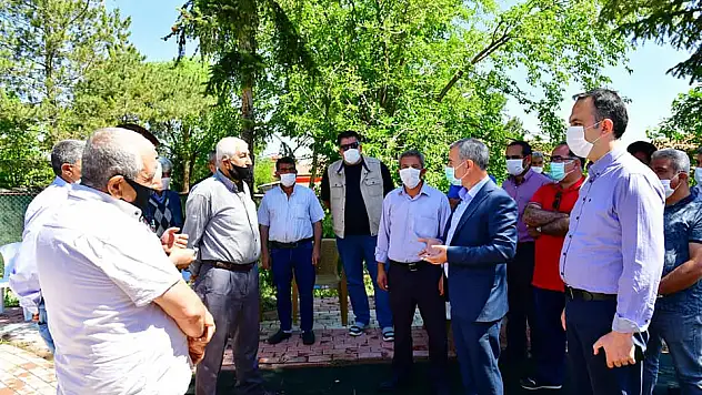Yeşilyurt da park bahçe çalışmaları