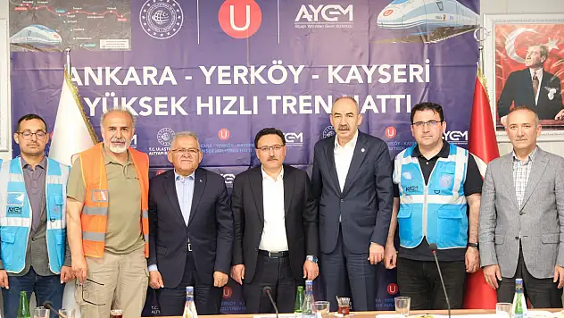 YHT şantiyesine ortak ziyaret