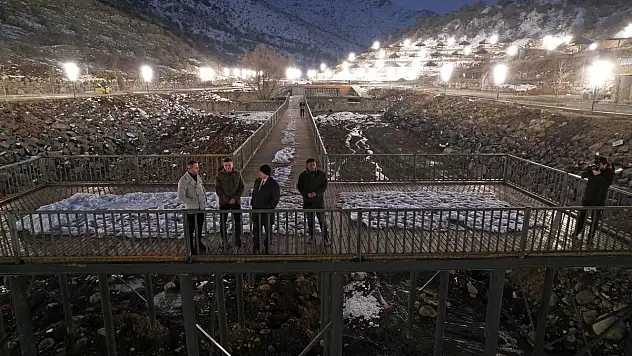 Zincidere mesire alanı ışıklandırıldı