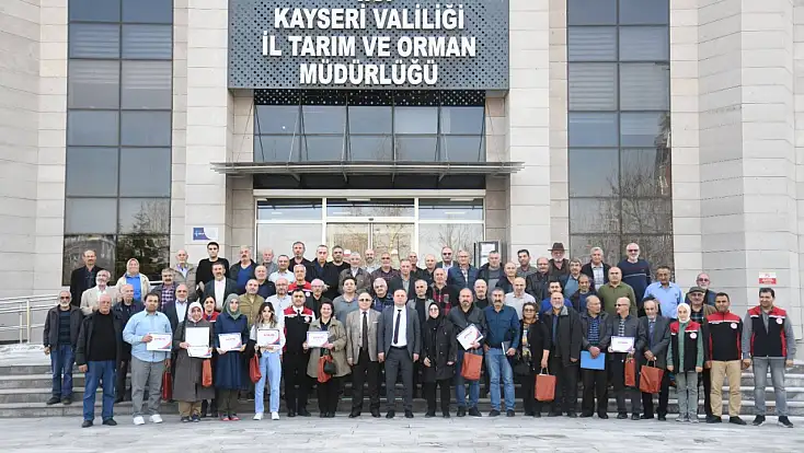 Bahçe bakımı kursu sertifika töreni gerçekleşti