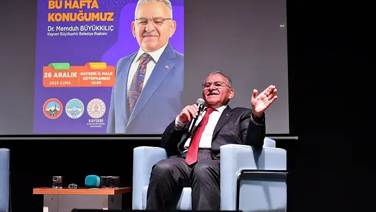 Başkan Büyükkılıç şehir sohbetleri’nde gençlerle buluştu