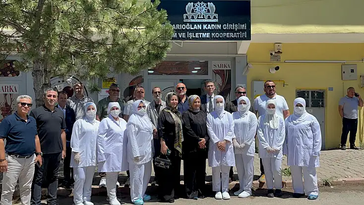 Gazetecilerden Kadın Kooperatiflerine Ziyaret