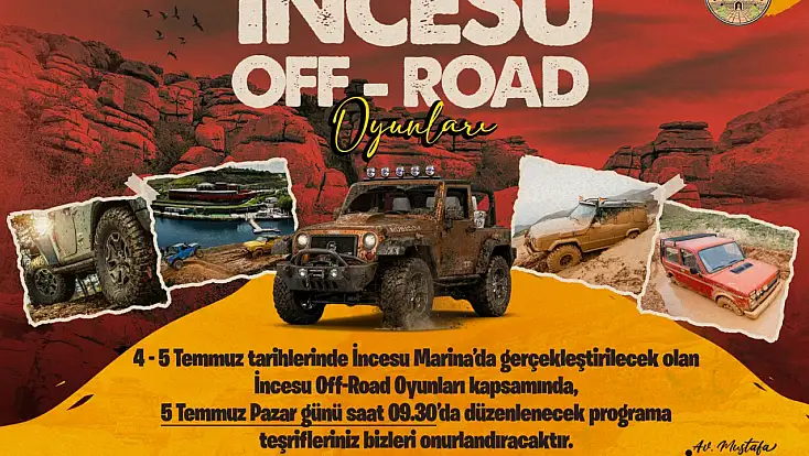 İncesu’da Off Road Heyecanı Yaşanacak
