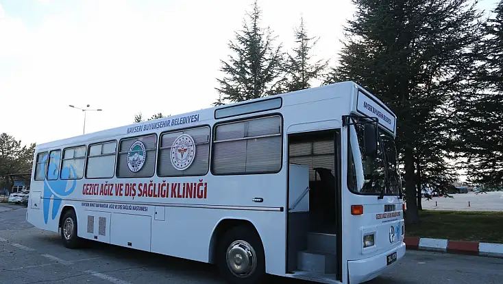 Kayseri’de gezici diş sağlığı Köseler’de