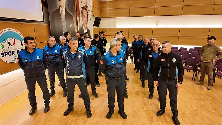 Kayseri'de Zabıta personeline eğitim