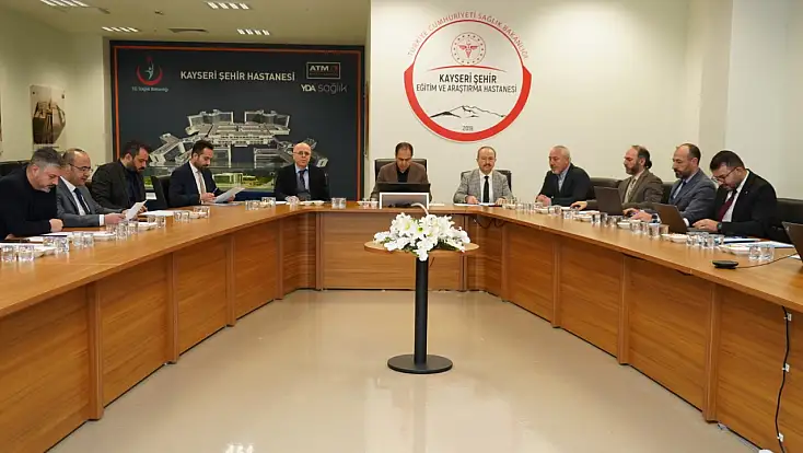Kayseri Şehir Hastanesi’nde koordinasyon toplantısı