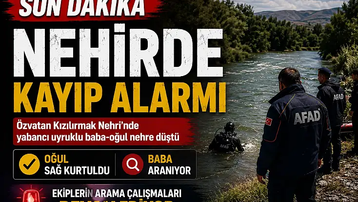 Nehirde Kayıp Alarmı