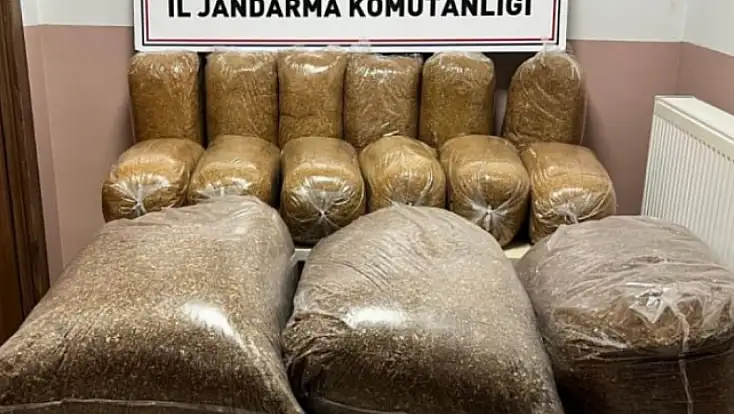 Pınarbaşı’nda 600 Kilo kaçak tütün ele geçirildi