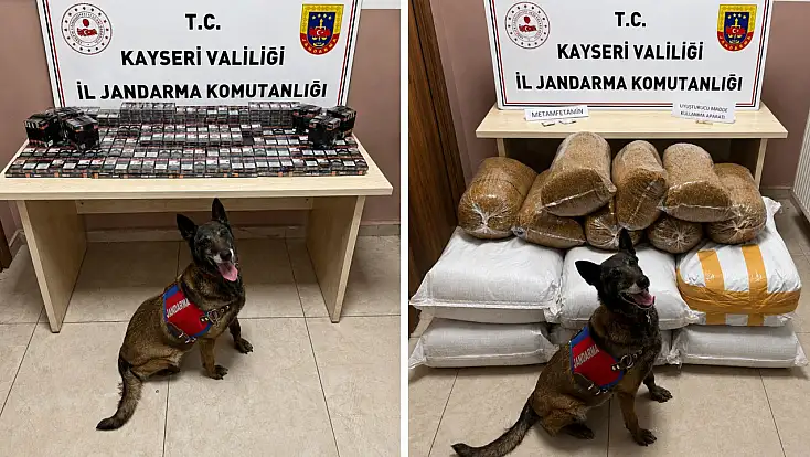 Pınarbaşı’nda Kaçak Tütün ve Uyuşturucu Operasyonu