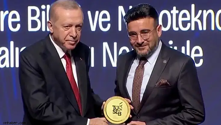 Prof. Dr. Erkan Yılmaz’a Cumhurbaşkanı Erdoğan’dan TÜSEB teşvik ödülü