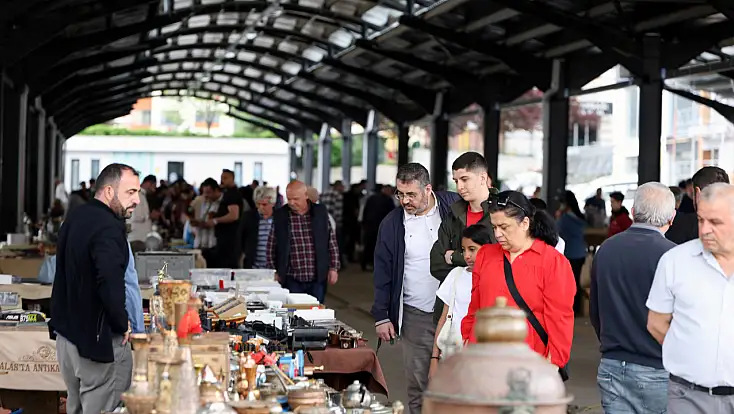 Talas Antika Pazarı nostaljiye yolculuk yaşattı
