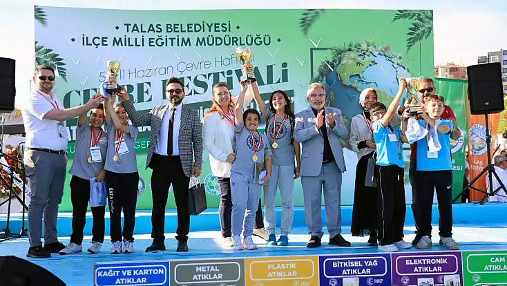 Talas’ta Atıklar Sanata Dönüştü, Öğrenciler Ödüllendirildi