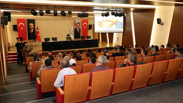 Talas’ta personale afet eğitimi