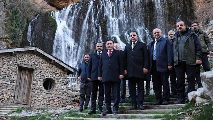 Vali Çiçek, Yahyalı Kapuzbaşı Şelaleleri’ni ziyaret etti