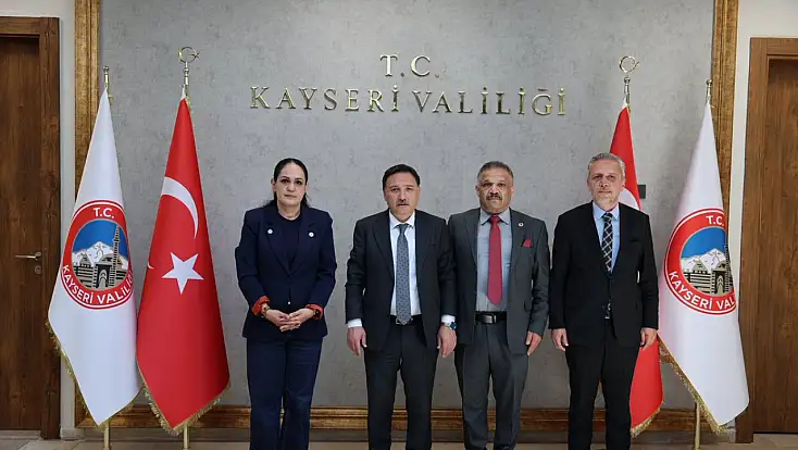Vali Gökmen Çiçek, Kayserili iş dünyası temsilcilerini kabul etti