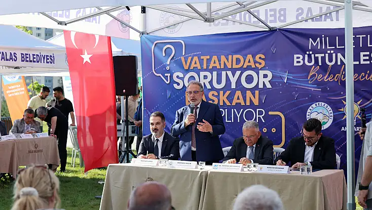 Vatandaş Soruyor Başkanlar Cevaplıyor Programı Talas’ta Başladı