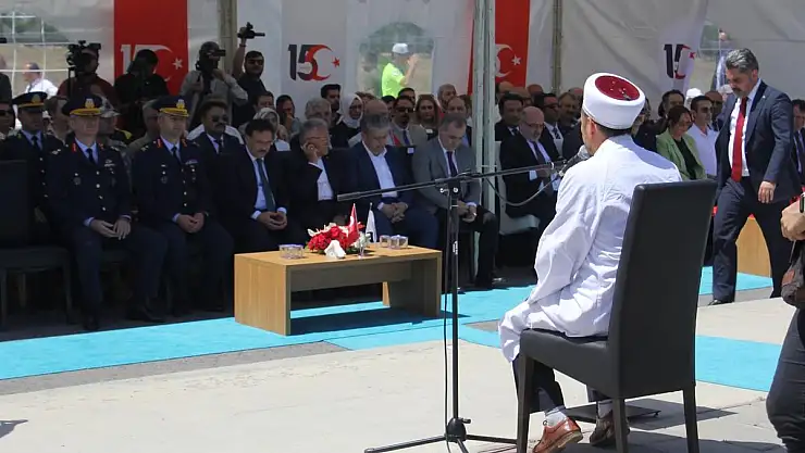 15 Temmuz Demokrasi ve Milli Birlik Günü Töreni