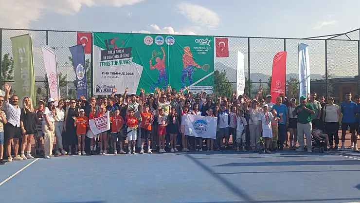 15 Temmuz Tenis Müsabakaları tamamlandı