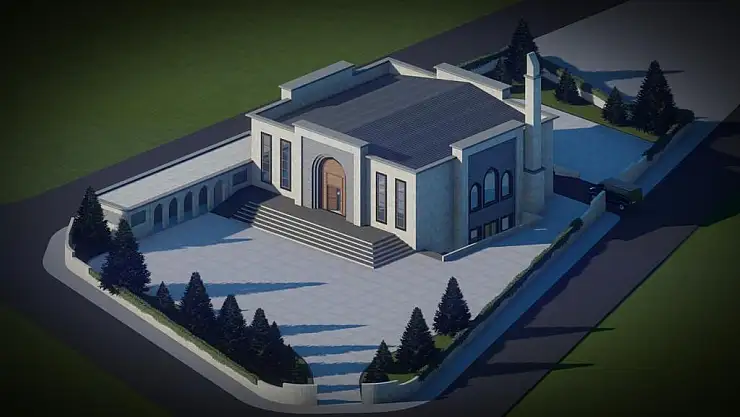 500 kişilik cami,Gasilhane yapılacak