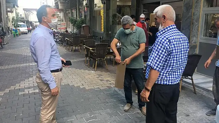 Adıyaman da başkan esnafları ziyaret etti