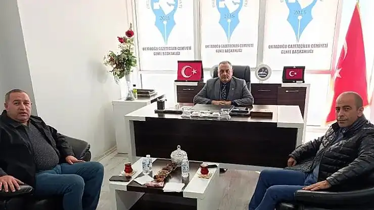 Ağrı'da OGC Genel Başkanı Aydın'a ziyaret