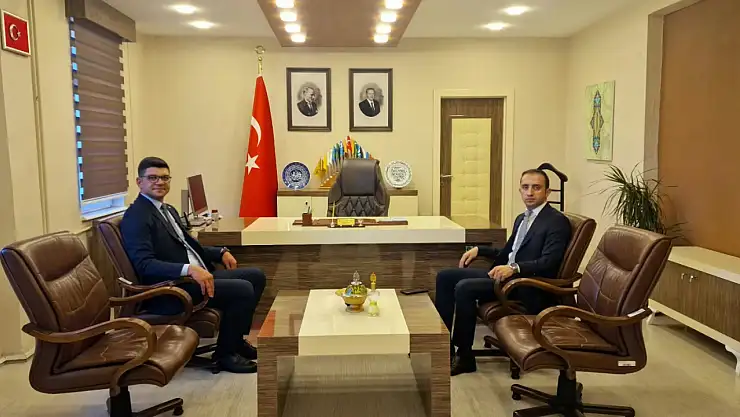 Akkışla Kaymakamı'ndan Öztoprak'a ziyaret