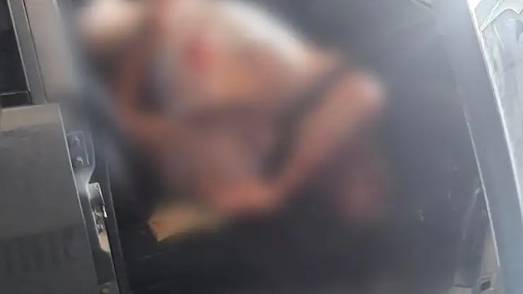 Araç çarpan sürücü ağır yaralandı