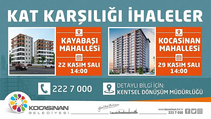 ARGINCIK KAYABAŞI MAHALLESİ'NDE KAT KARŞILIĞI İHALE