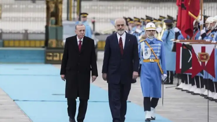Arnavutluk Başbakanı Rama Ankara'da