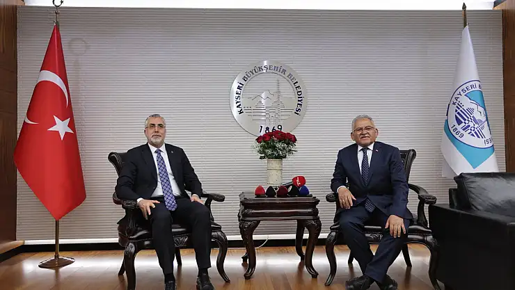 Bakan Işıkhan'dan Kayseri Büyükşehir'e ziyaret