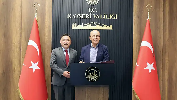 Bakan Şimşek'ten Vali Çiçek'e ziyaret