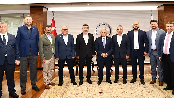 BAŞKAN BÜYÜKKILIÇ, EĞİTİM-BİR-SEN YÖNETİMİYLE BİR ARAYA GELDİ