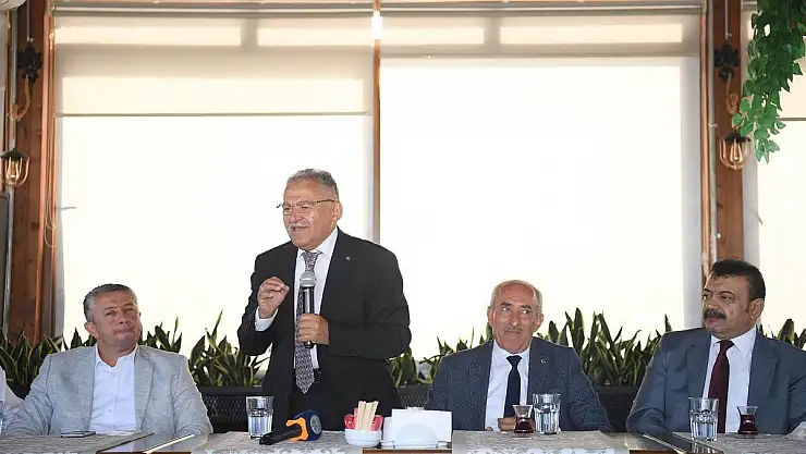 BAŞKAN BÜYÜKKILIÇ, ESNAF ODASI BAŞKANLARI BİR ARAYA GELDİ