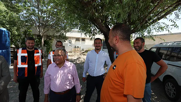 Başkan Büyükkılıç, Muhittin Birdal Camii İnşaatını inceledi