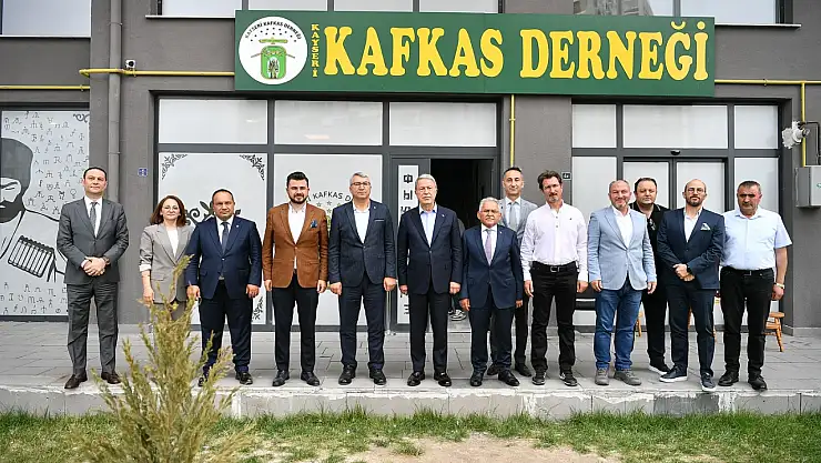 Başkan Büyükkılıç'tan kafkas derneği'ne ziyaret