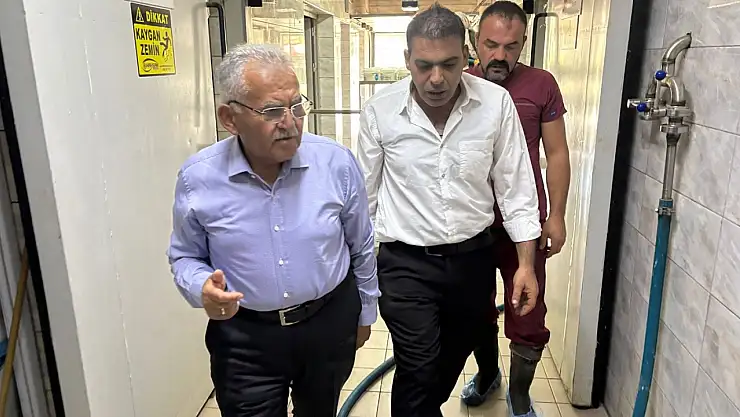 Başkan Büyükkılıç'tan manda üreticilerine ziyaret