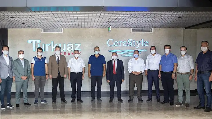 Başkan Büyükkılıç Turkuaz Seramik de