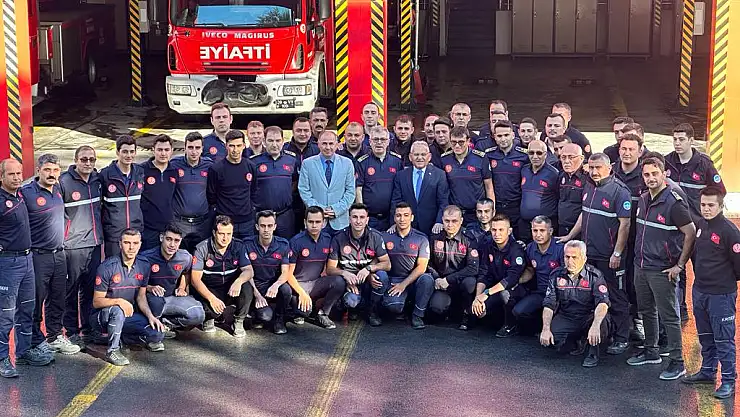 BAŞKAN BÜYÜKKILIÇ'TAN 'İTFAİYECİLİK HAFTASI' ZİYARETİ