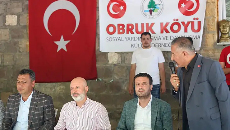 BAŞKAN ÇOLAKBAYRAKDAR, OBRUK MAHALLESİ'NDE