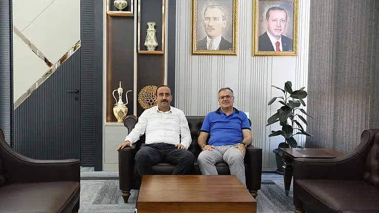 Başkan İlmek'ten Hacılar Belediyesi'ne ziyaret
