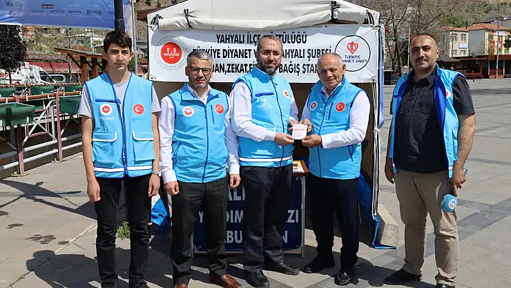 Başkan Öztürk'ten diyanet vakfı'na kurban ve su kuyusu desteği