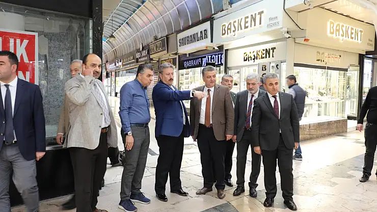Başkan Palancıoğlu Kazancılar ve Gazioğlu Çarşı'nda
