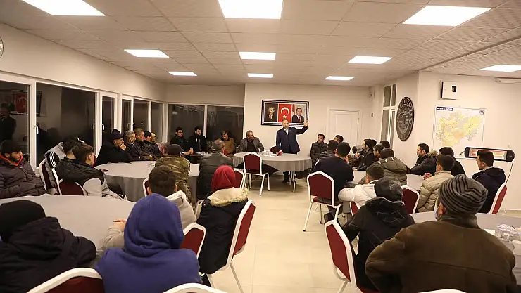 BAŞKAN YALÇIN, ÇATAKDERELİ GENÇLERLE