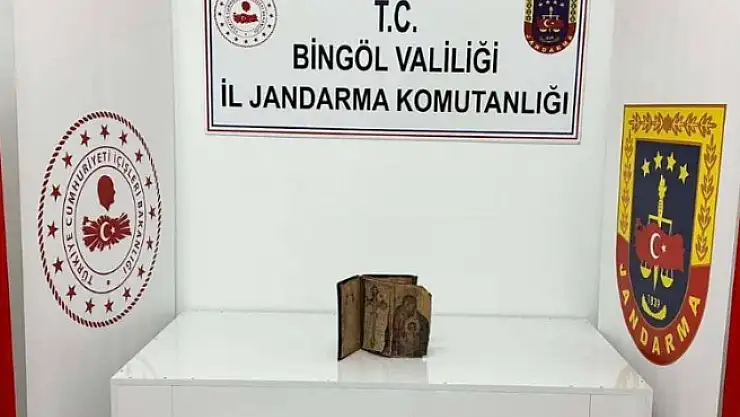 Bingöl'de tarihi eser kaçakçılığı operasyonu