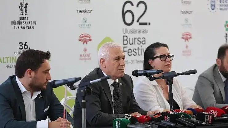 Bursa'da festival zamanı