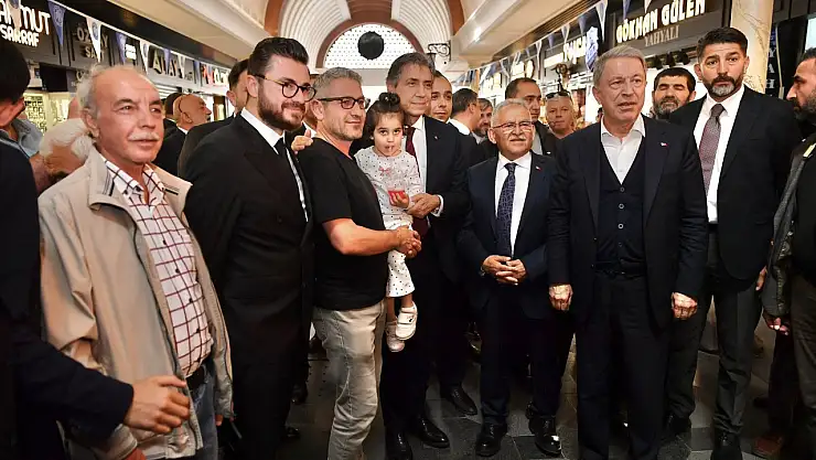 Büyükkılıç, kazancılar çarşısı esnafını ziyaret etti