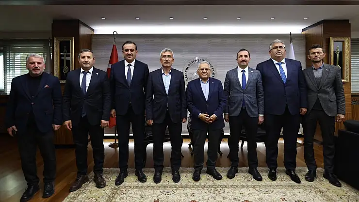 Büyükkılıç, Komşu Başkanları Ağırladı