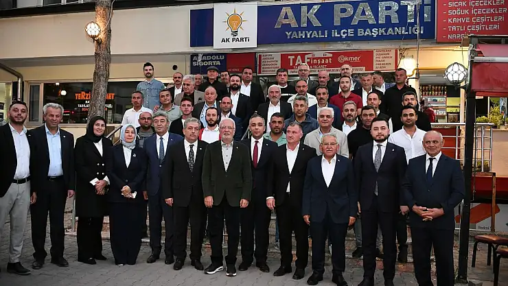 Büyükkılıç Yahyalı'da açılış ve temel atma törenine katıldı